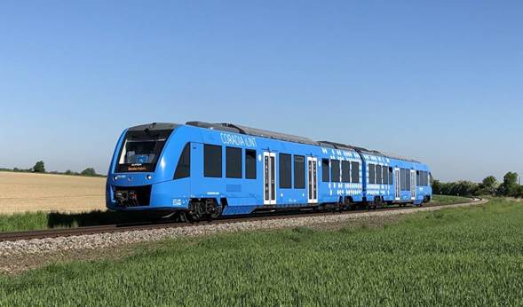 Tren de hidrógeno Coradia iLint desarrollado por el fabricante francés Alstom. 