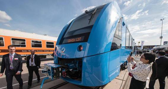 iLint, el nuevo tren de Alstom impulsado por pilas de hidrógeno.