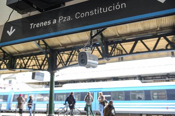 Tren Roca: Inauguraron cámara termográfica en estación Lomas de Zamora