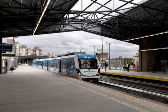 La estación Sáenz del tren Belgrano Sur. La obligación de reserva es para los vianes de 5 a 10 en dirección a Capital.