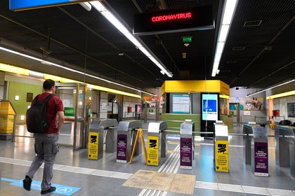 Desde el 19 de marzo de este año, el servicio de subte funciona con un cronograma especial (Maximiliano Luna)