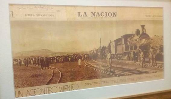 La llegada del primer tren a Bariloche