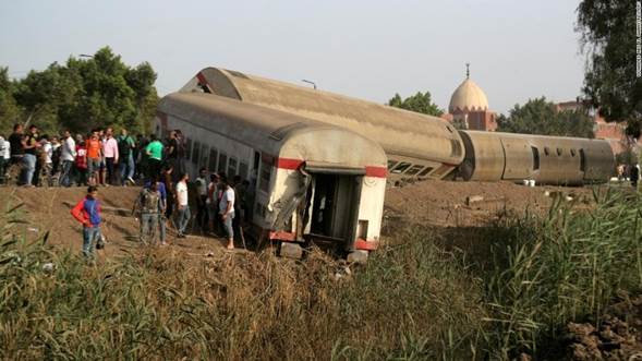 11, patay; 98 sugatan sa train crash sa Egypt | RMN Networks