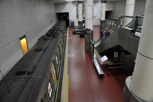 La estación Congreso de Tucumán, inaugurada en abril de 2000.  (Fuente: Télam)